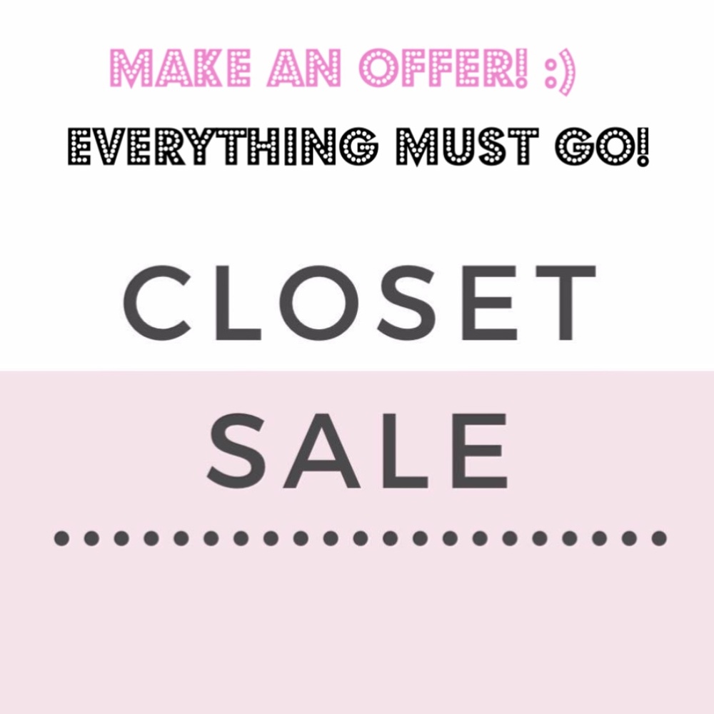 CLOSET SALE